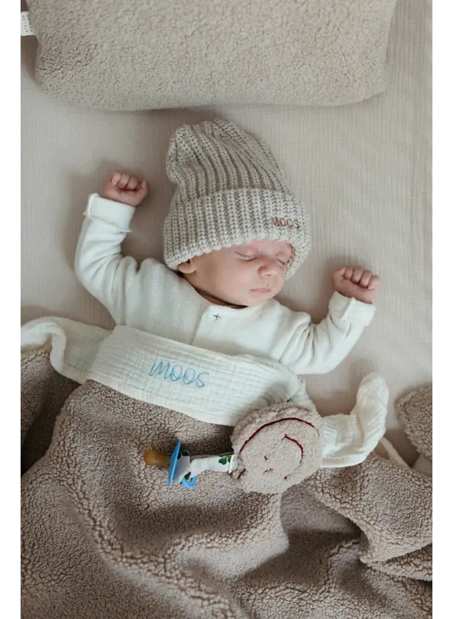 Atelier Pomme - Pacifier cloth pomme - The original teddy ecru