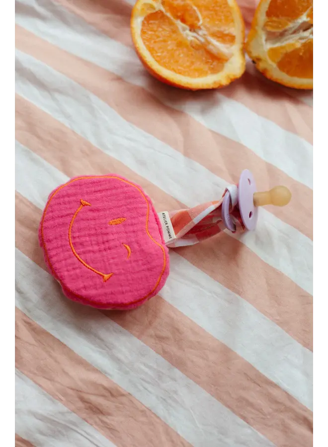 Atelier Pomme - Pacifier cloth pomme - Blowy bubblegum