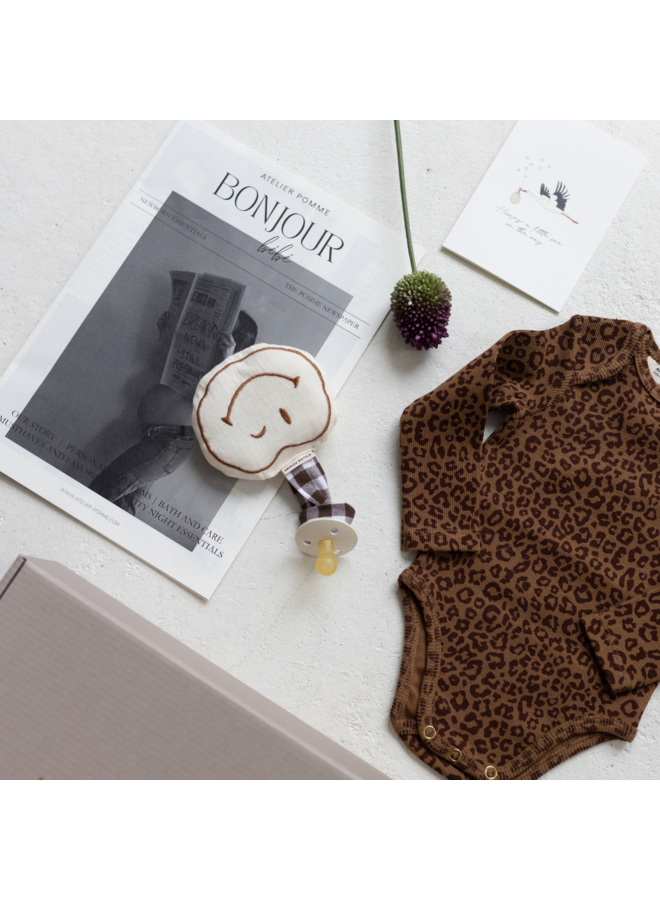 Atelier Pomme - Pacifier cloth pomme - Cosy white