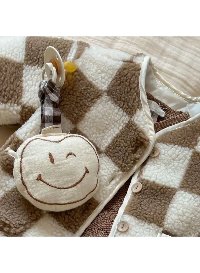 Atelier Pomme - Pacifier cloth pomme - Cosy white