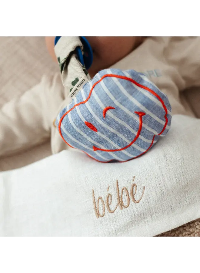 Pacifier cloth pomme - Lovely linen l'amour