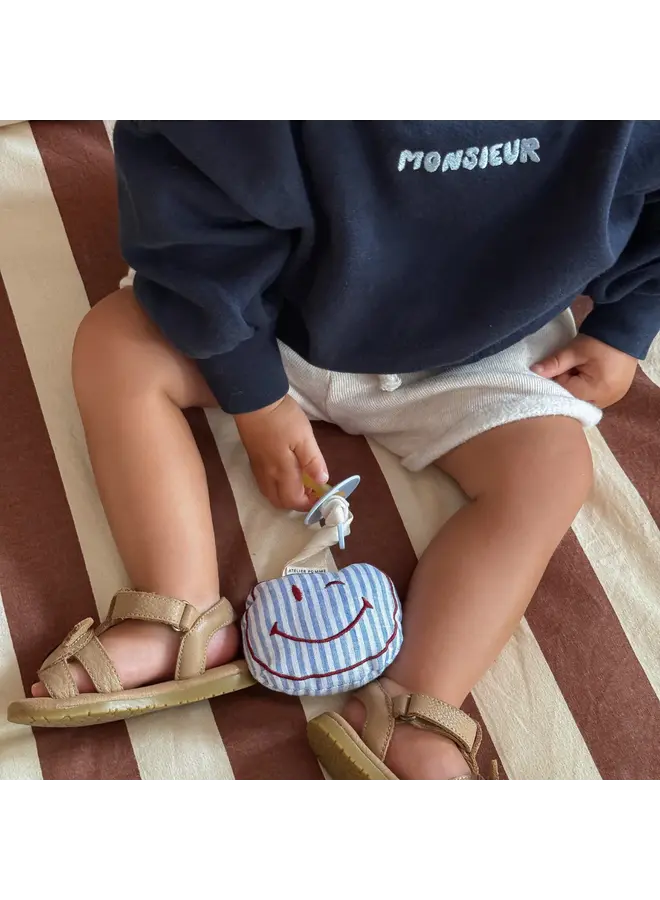 Atelier Pomme - Pacifier cloth pomme - La mer douce