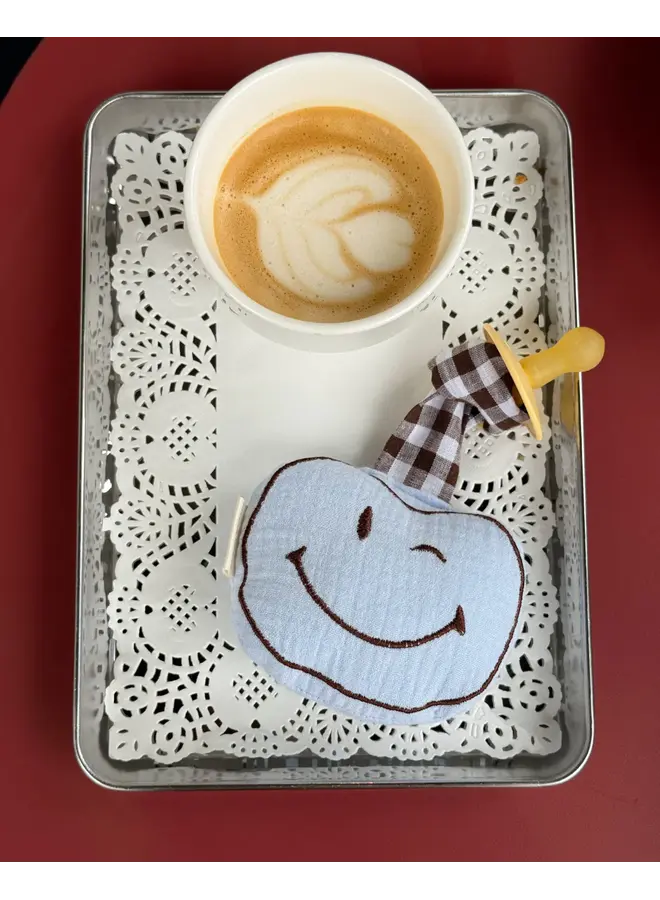 Pacifier cloth pomme - Dreamy blue