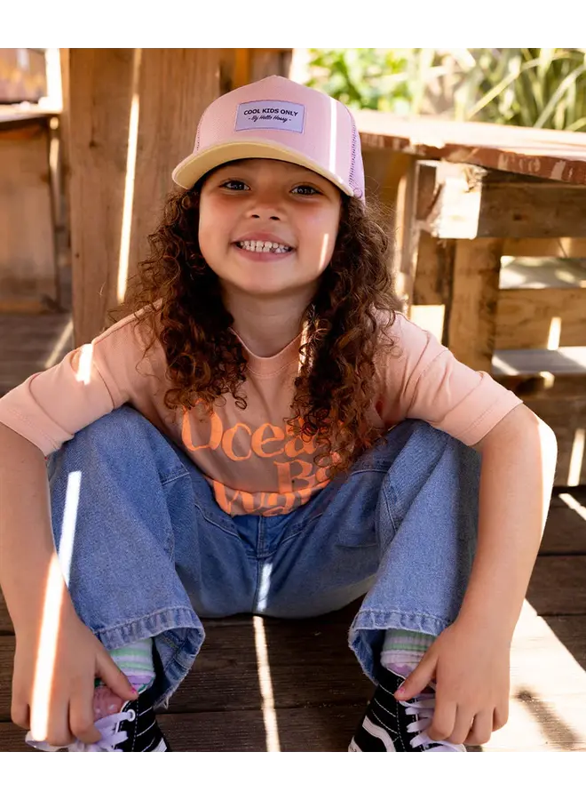Hello Hossy - Trucker cap - Mini powder pink