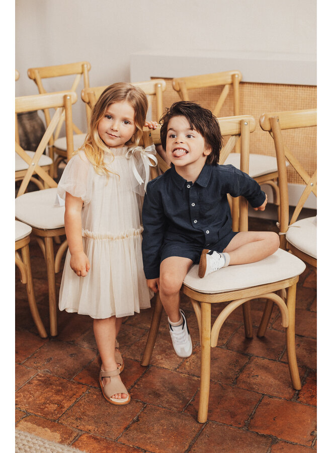 Leslie x Baje Studio - Melle dress - Beige