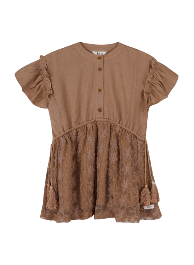 Claudie dress - Brown coconut