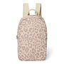 Puffy mini backpack - Beige leopard