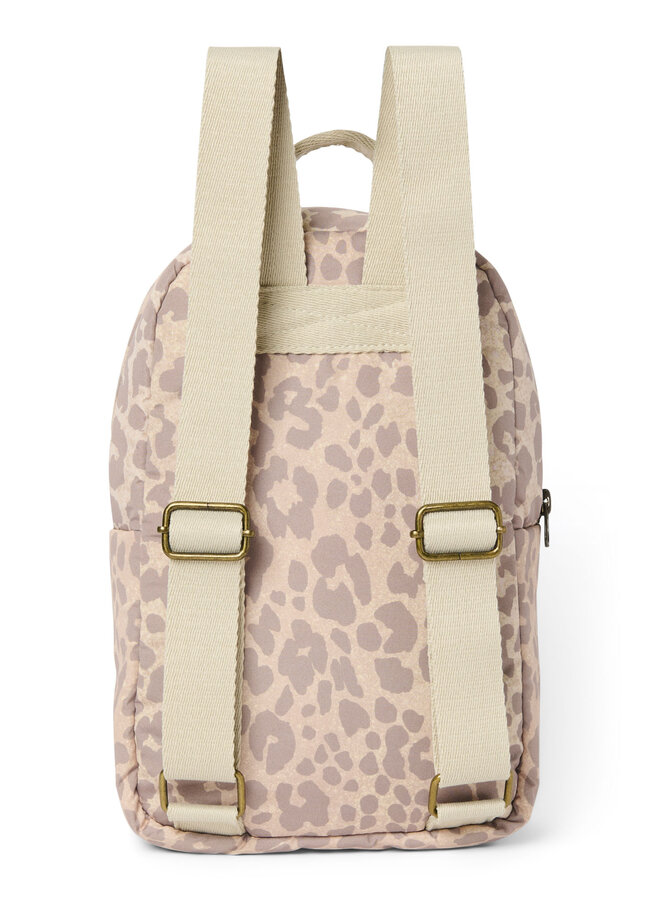 Studio Noos - Puffy mini backpack - Beige leopard