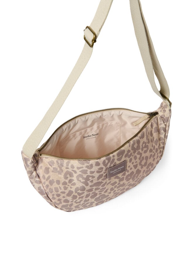 Studio Noos - Puffy adult fanny pack - Beige leopard