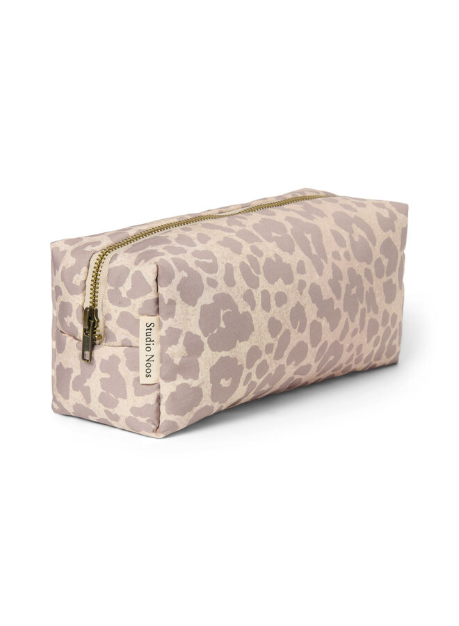 Studio Noos - Puffy pouch - Beige leopard