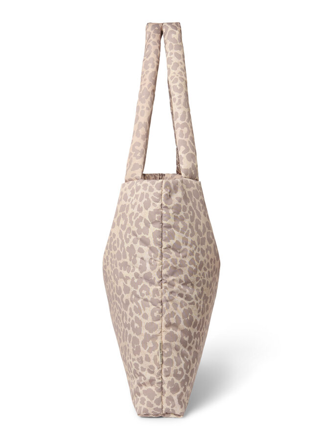 Studio Noos - Puffy mom bag - Beige leopard