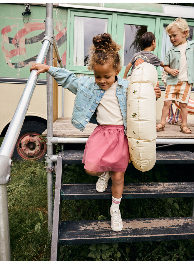 Daily7 - T-shirt broderie - Sandshell