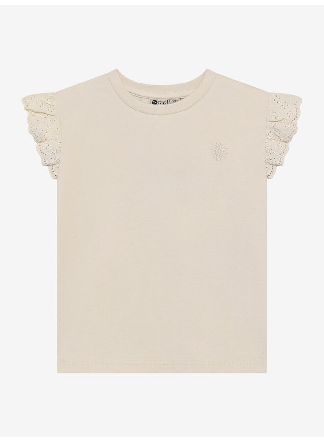 T-shirt broderie - Sandshell