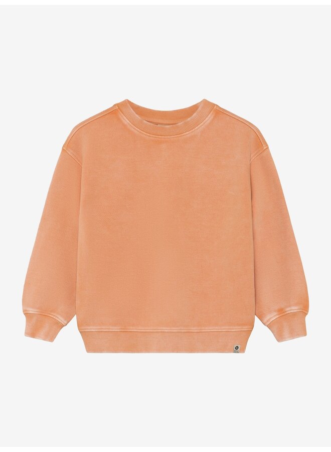 Daily7 - Oversized sweater backprint - Sandstone