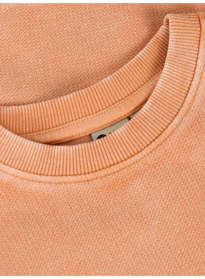 Daily7 - Oversized sweater backprint - Sandstone