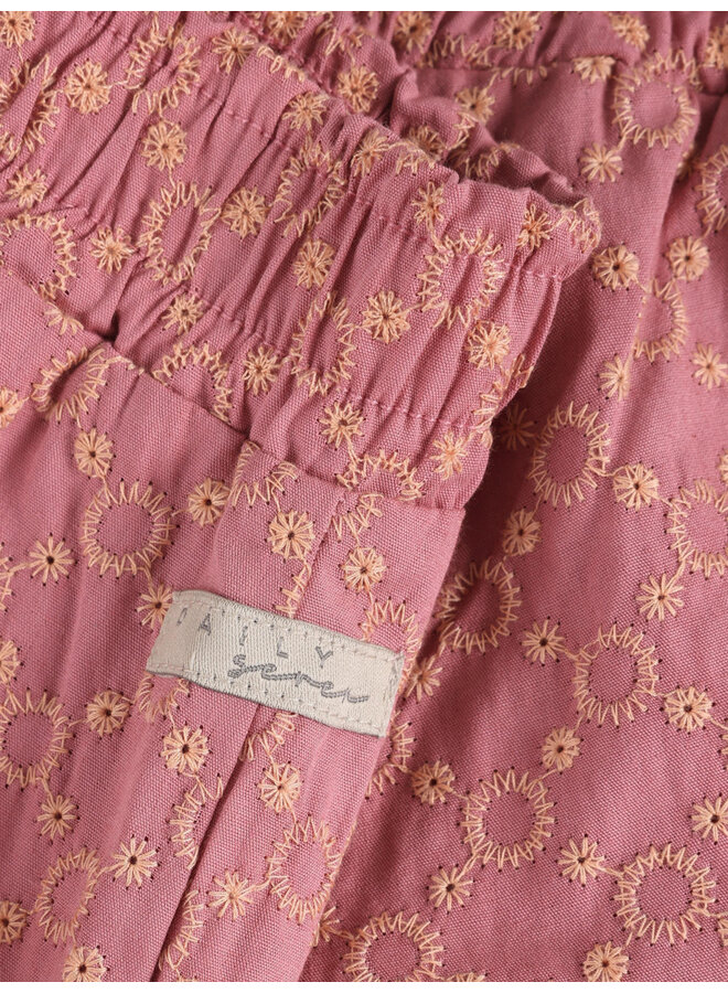 Daily7 - Ruffle shorts broderie - Heather rose