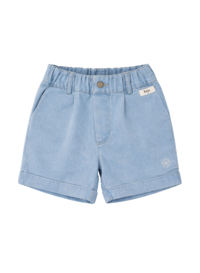 Leslie x Baje Studio - Maan shorts - Blue denim