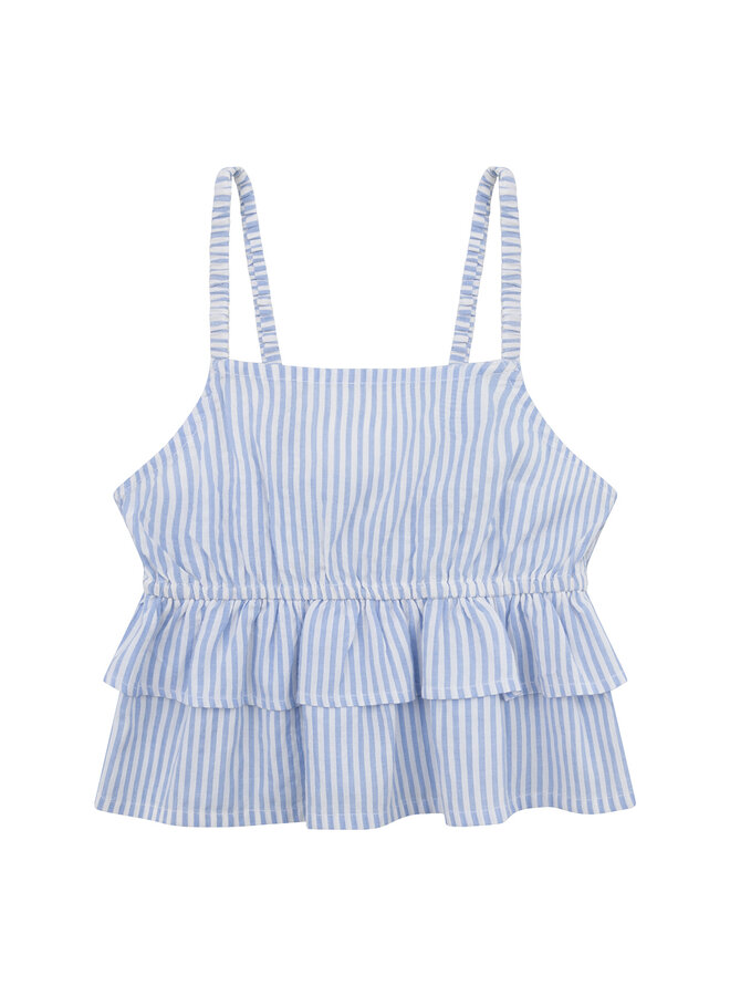 Navy Natural - Pien top - Blue stripe