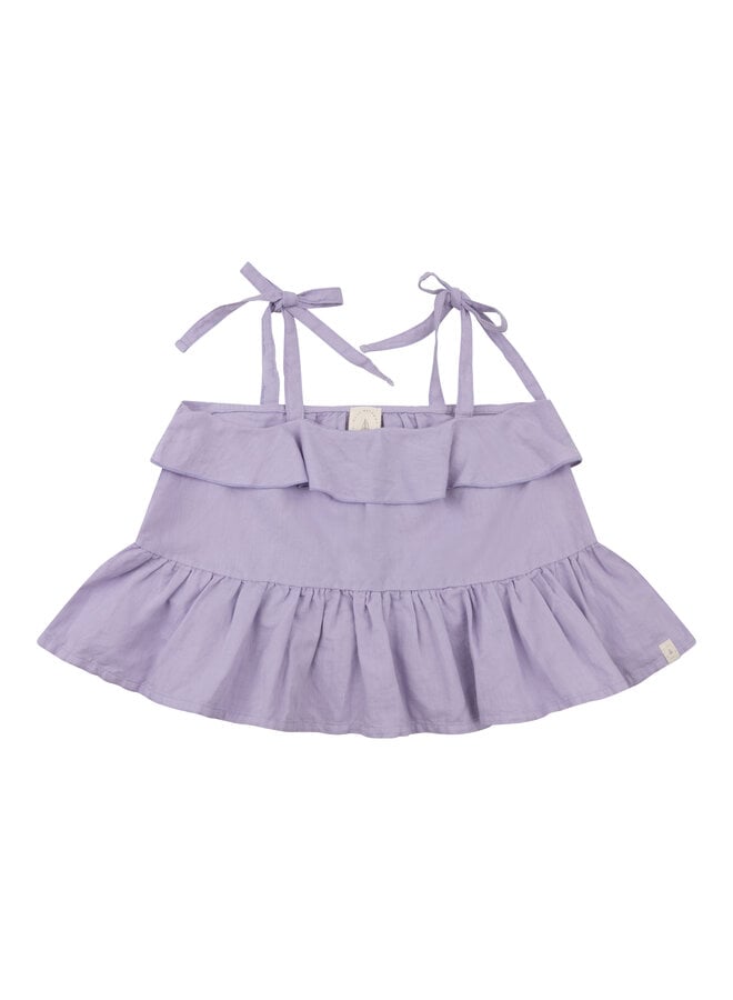 Loe ruffle top - Lila