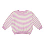 Navy Natural - Julie striped knit - Pink