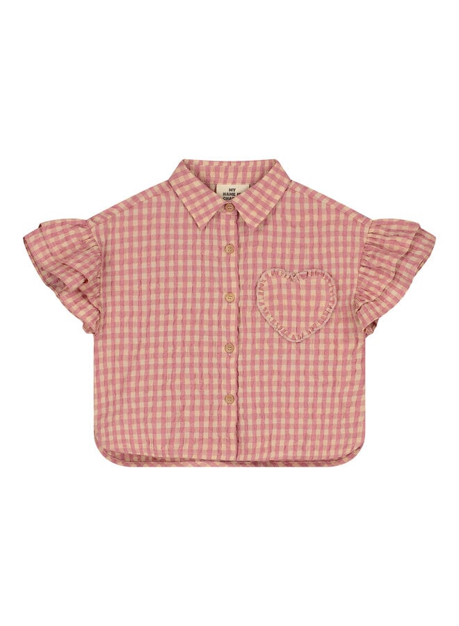 Hazel blouse - Dusky pink