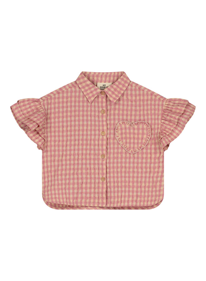 My Name is Charlie - Hazel blouse - Dusky pink