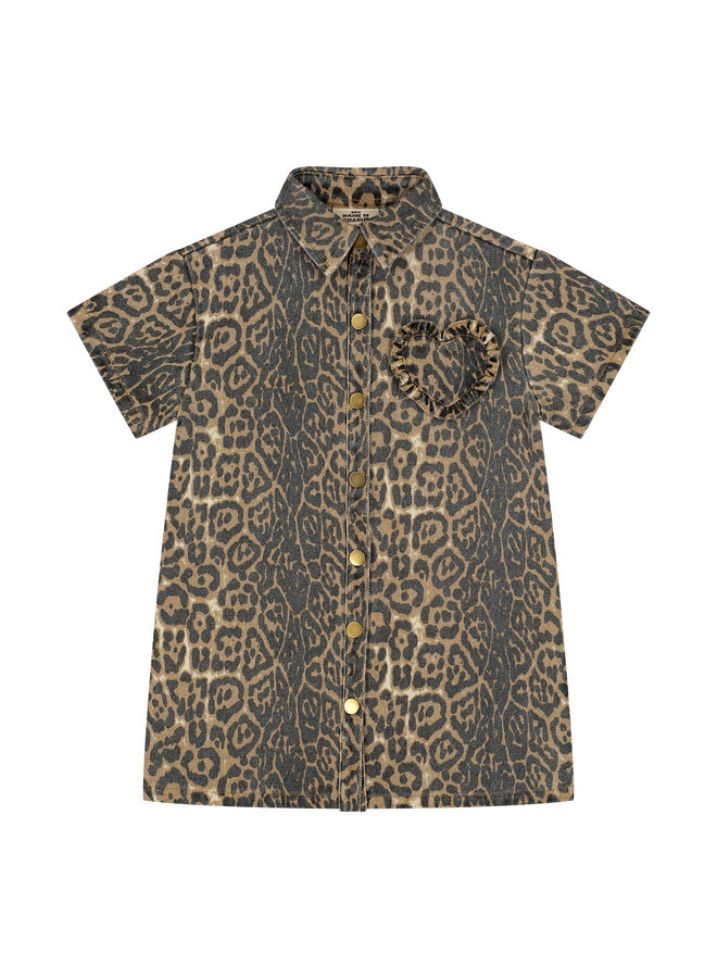 My Name is Charlie - Rose dress - Leopard