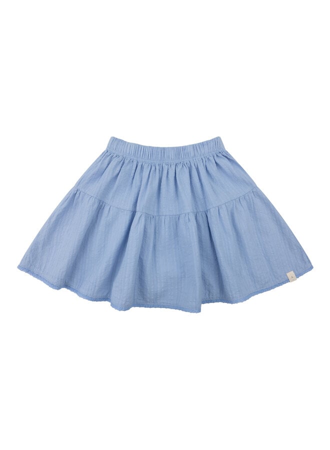 Navy Natural - Belle skirt - Blue broderie