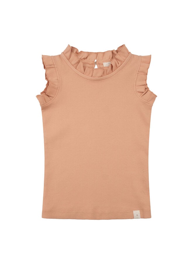 Ruffle top - Pink sand