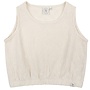 Navy Natural - Pippa top - White heart broderie