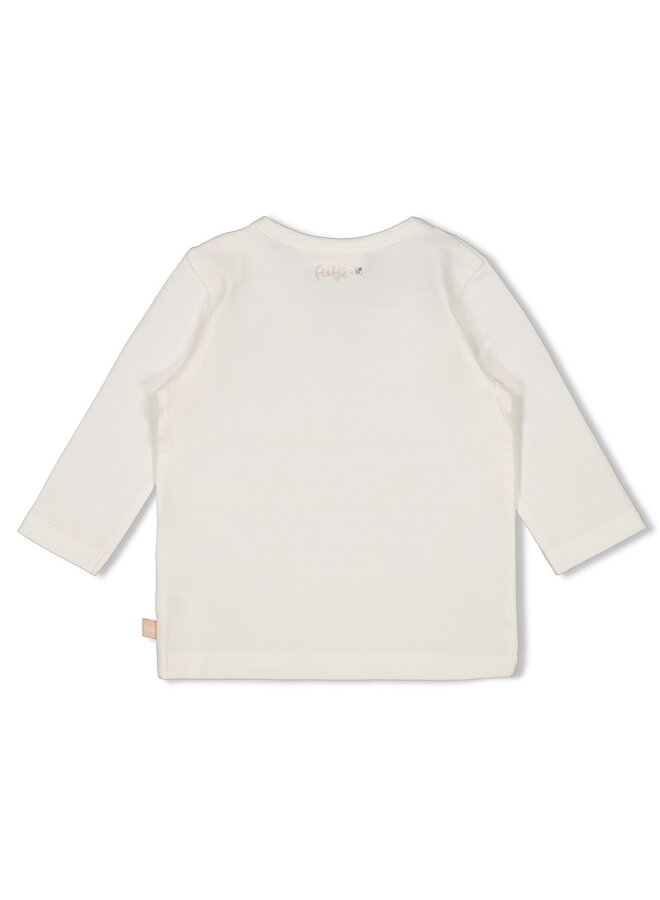Feetje babykleding - Longsleeve - Honey Bear - Offwhite