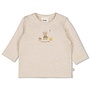 Feetje babykleding - Longsleeve - Honey Bear - Offwhite melange