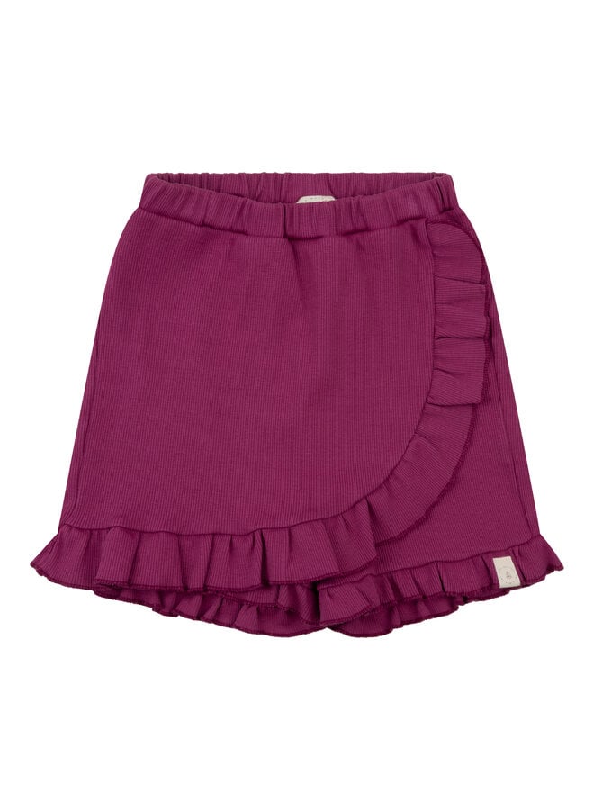 Navy Natural - Holly skirt - Berry rib