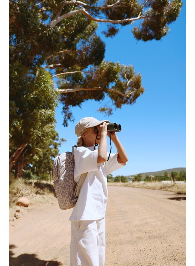 Studio Noos - Puffy mini backpack - Beige leopard