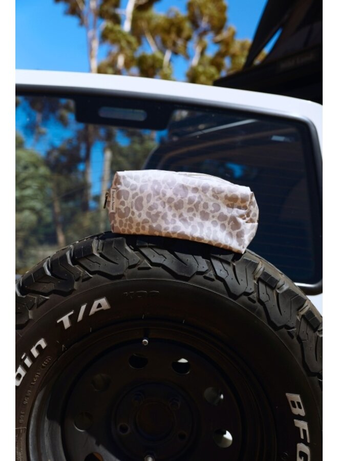 Studio Noos - Puffy pouch - Beige leopard