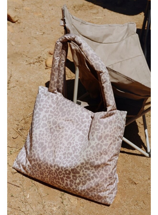 Studio Noos - Puffy mom bag - Beige leopard