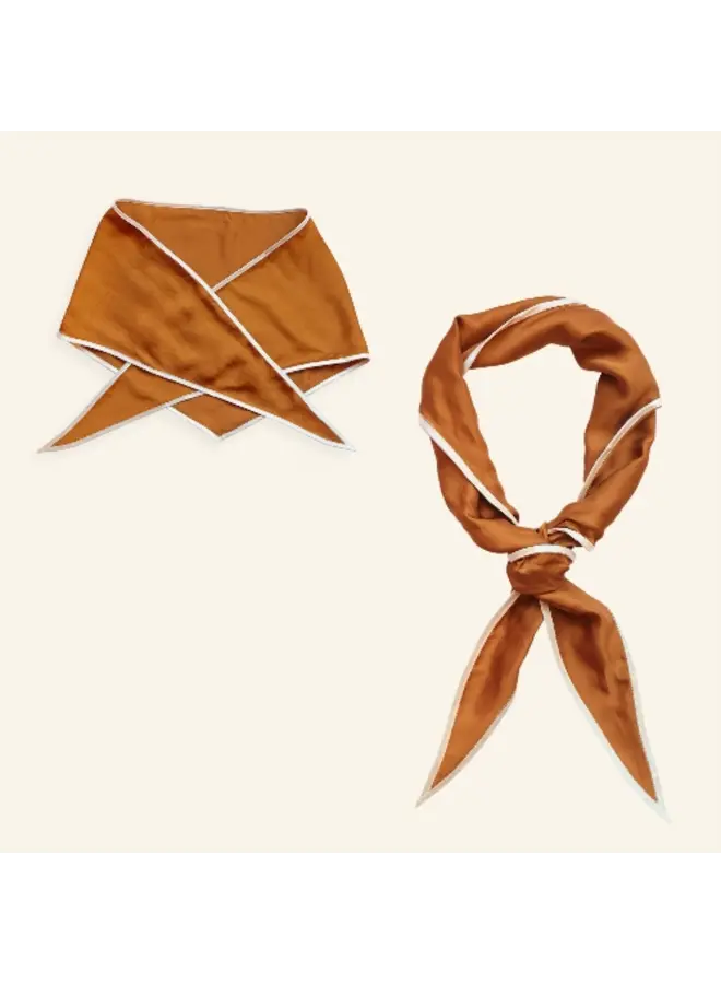 Triangle scarf - Camel creme