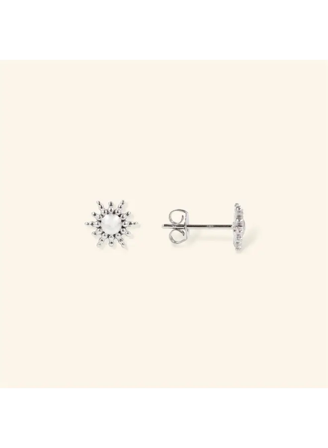 Mable. - Sunshine stud - Silver (single piece)