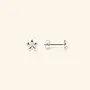 Mable. - Blossom stud - Silver (single piece)