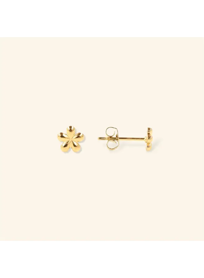 Blossom stud - Gold (single piece)