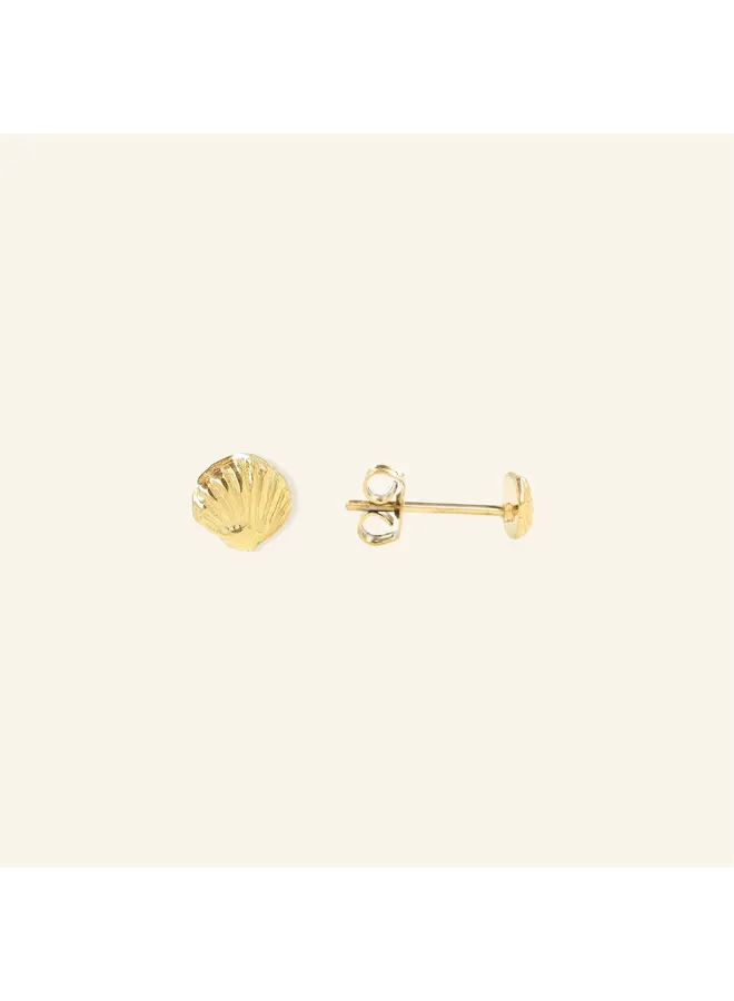 Shell stud - Gold (single piece)