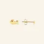 Mable. - Tiny fish stud - Gold (single piece)