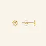 Mable. - Swirl stud - Gold (single piece)