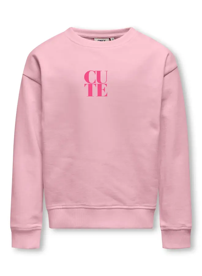 Ditte life ls sweat - Romance rose/Pink yarrow