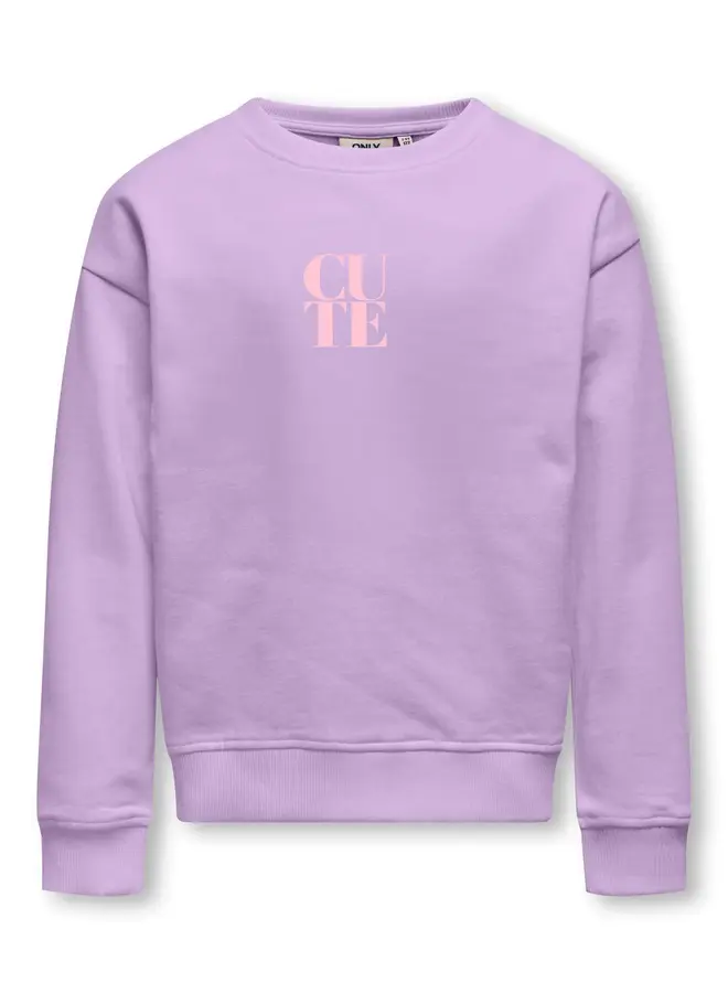 Ditte life ls sweat - Orchid bloom/Ballerina