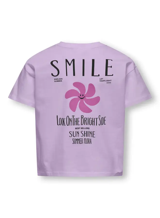 Kids Only - Sun-veras flower ss top - Orchid bloom/Liatris