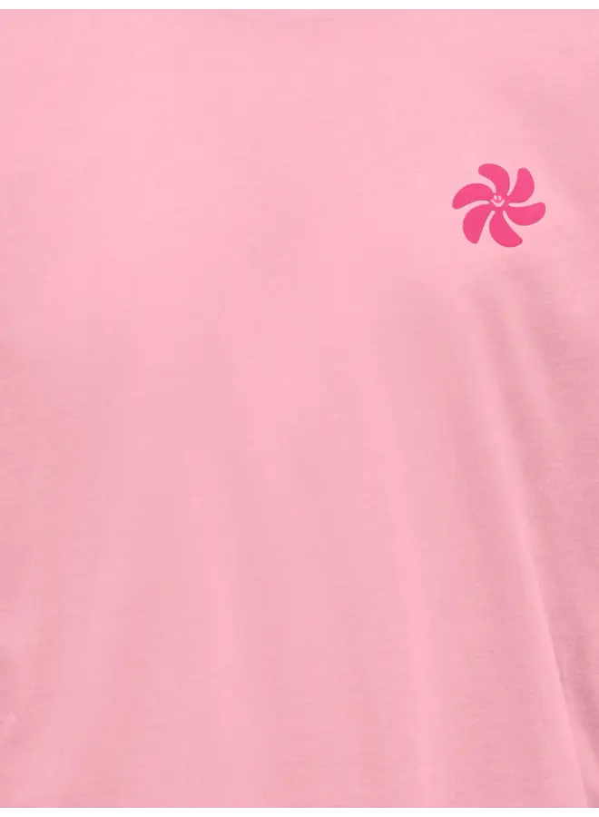 Kids Only - Sun-veras flower ss top - Romance rose/Pink flower