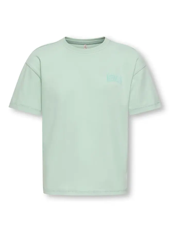 Kids Only - Helen life ss loose tee - Aqua foam watermelon