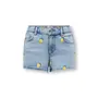Kids Only - Blair print shorts - Light blue denim lemon