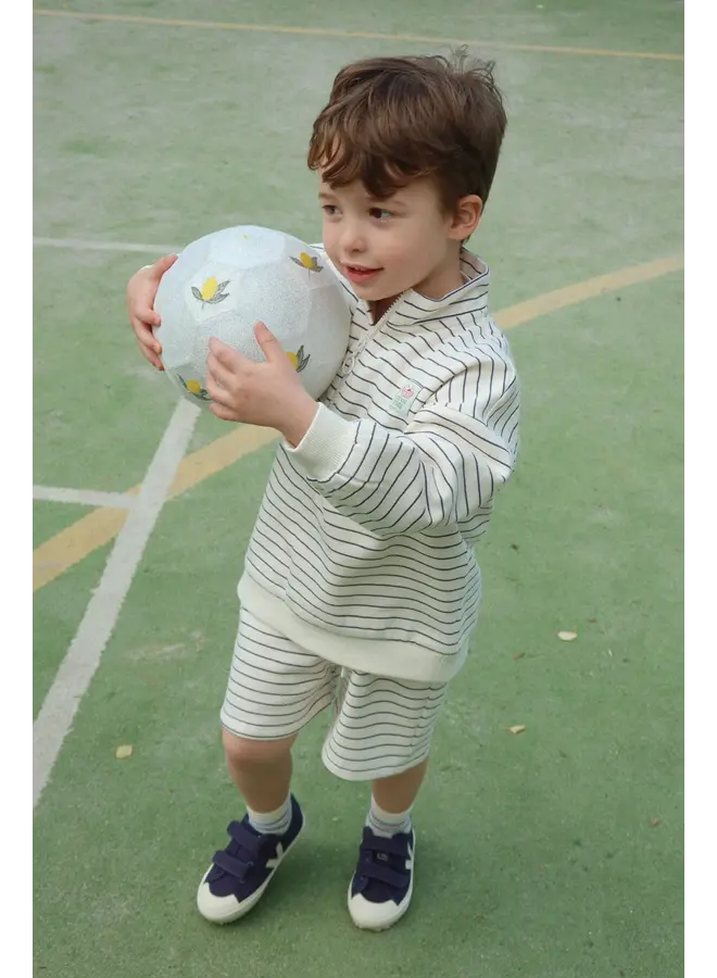 Konges Sløjd - Lou sweat shorts - Flintstone stripe